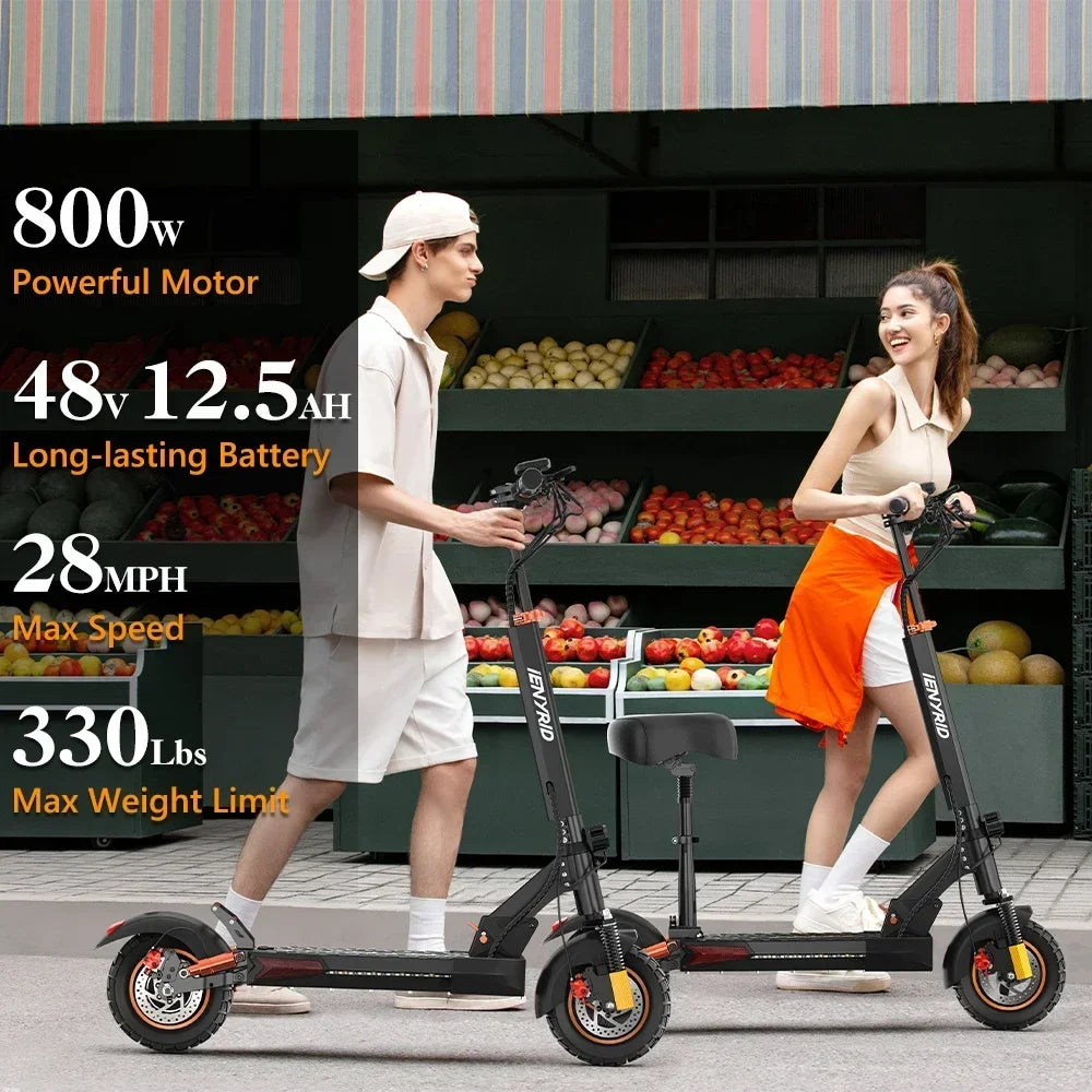 Trottinette Électrique IENYRID M4 Pro S+ — 800W | 48V | Autonomie 60 km