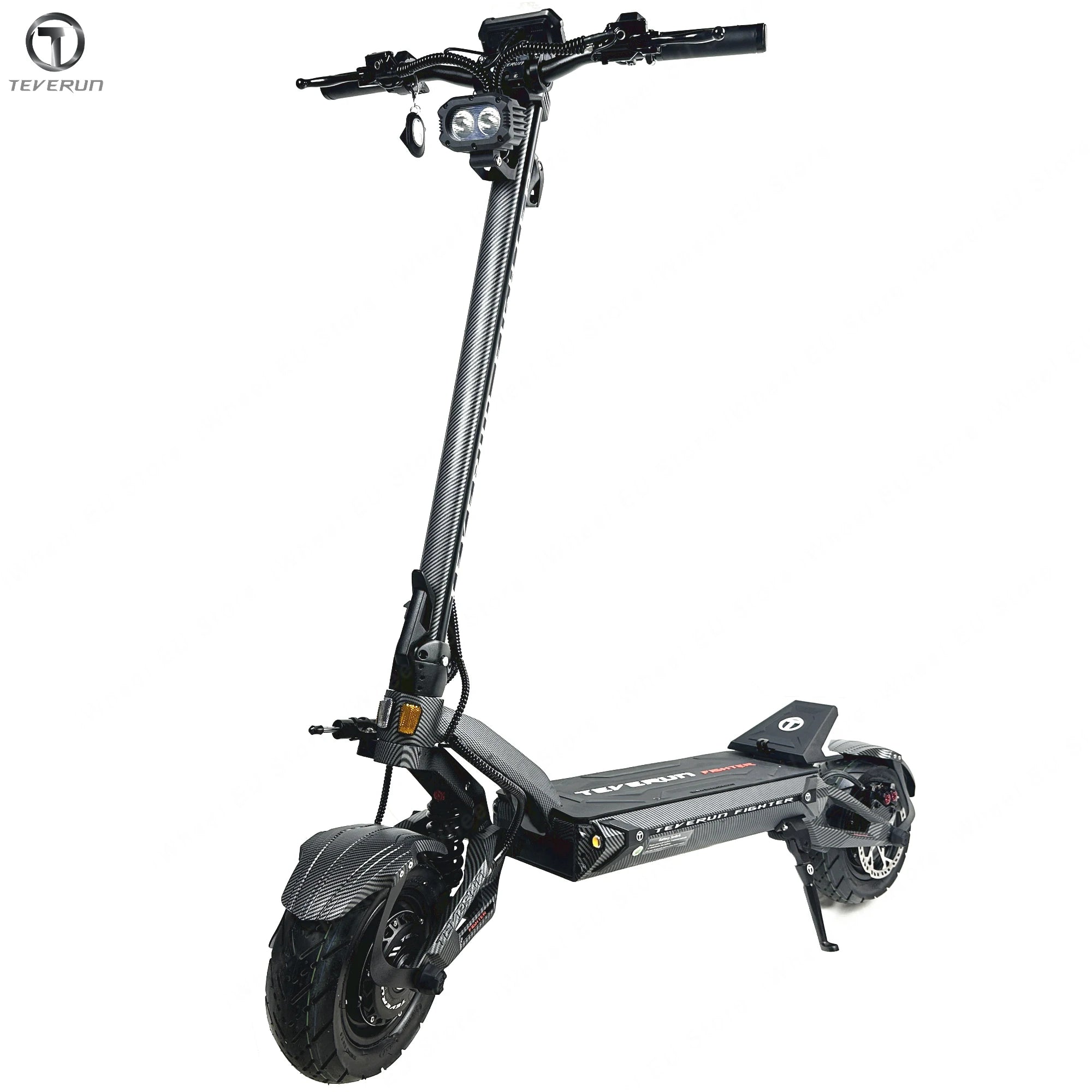 Teverun Fighter 11+ — Trottinette Électrique 60V 37.1Ah | Double Moteur 3200W |