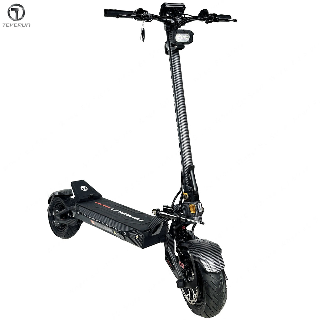 Teverun Fighter 11+ — Trottinette Électrique 60V 37.1Ah | Double Moteur 3200W |