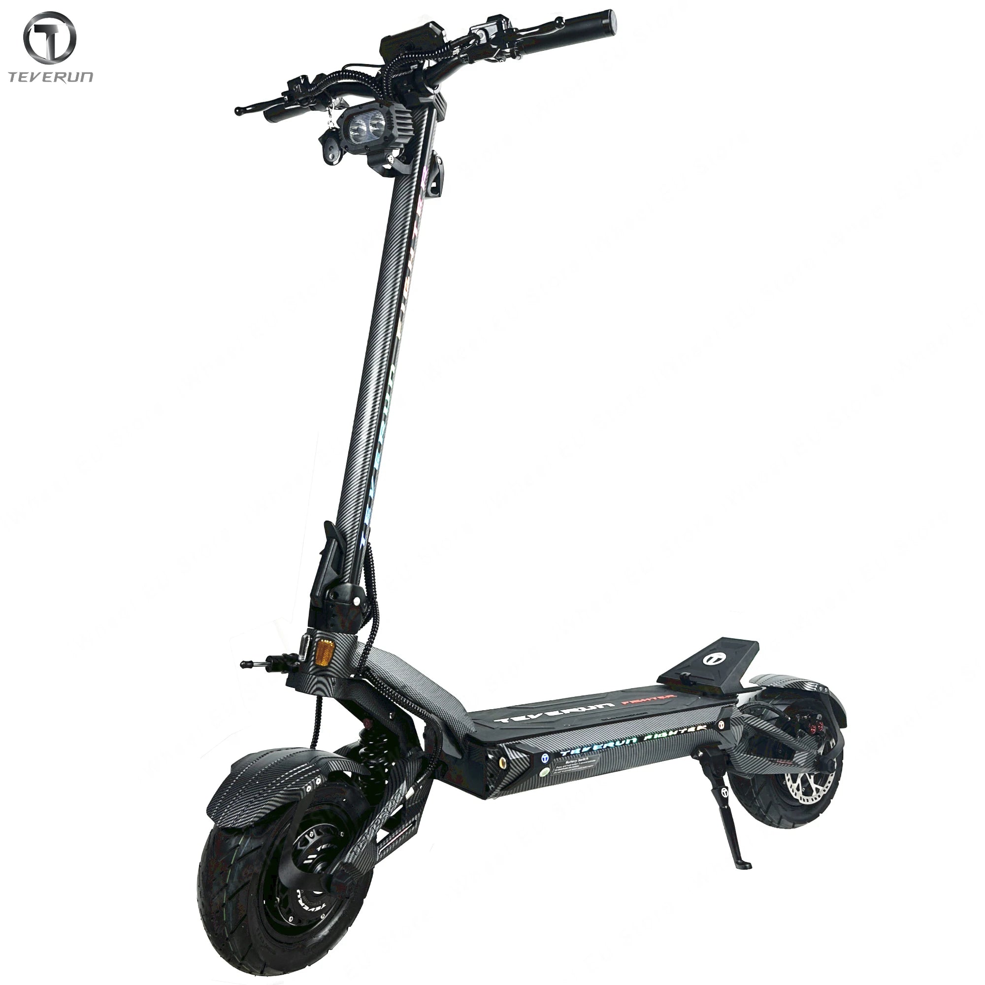Teverun Fighter 11+ — Trottinette Électrique 60V 37.1Ah | Double Moteur 3200W |