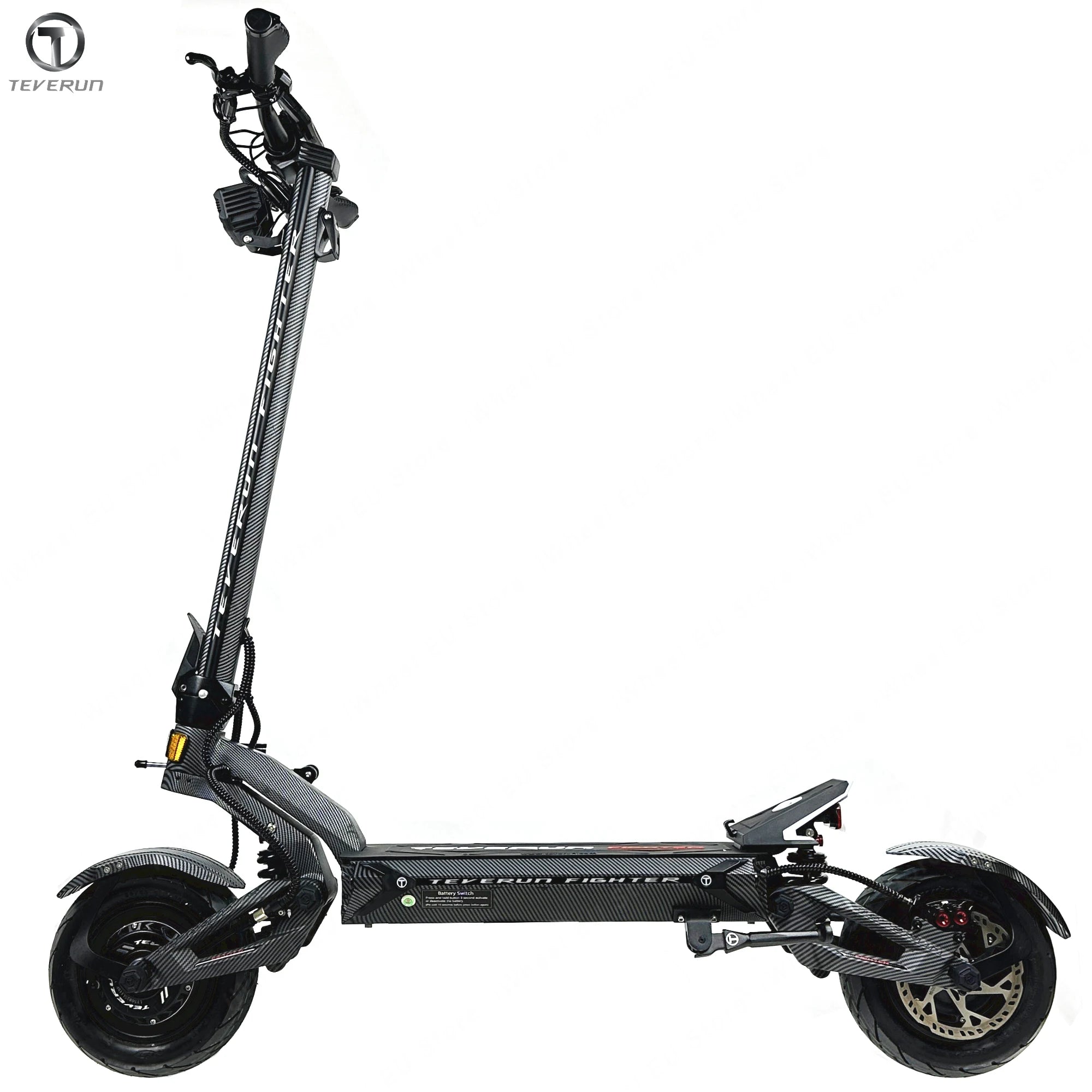 Teverun Fighter 11+ — Trottinette Électrique 60V 37.1Ah | Double Moteur 3200W |