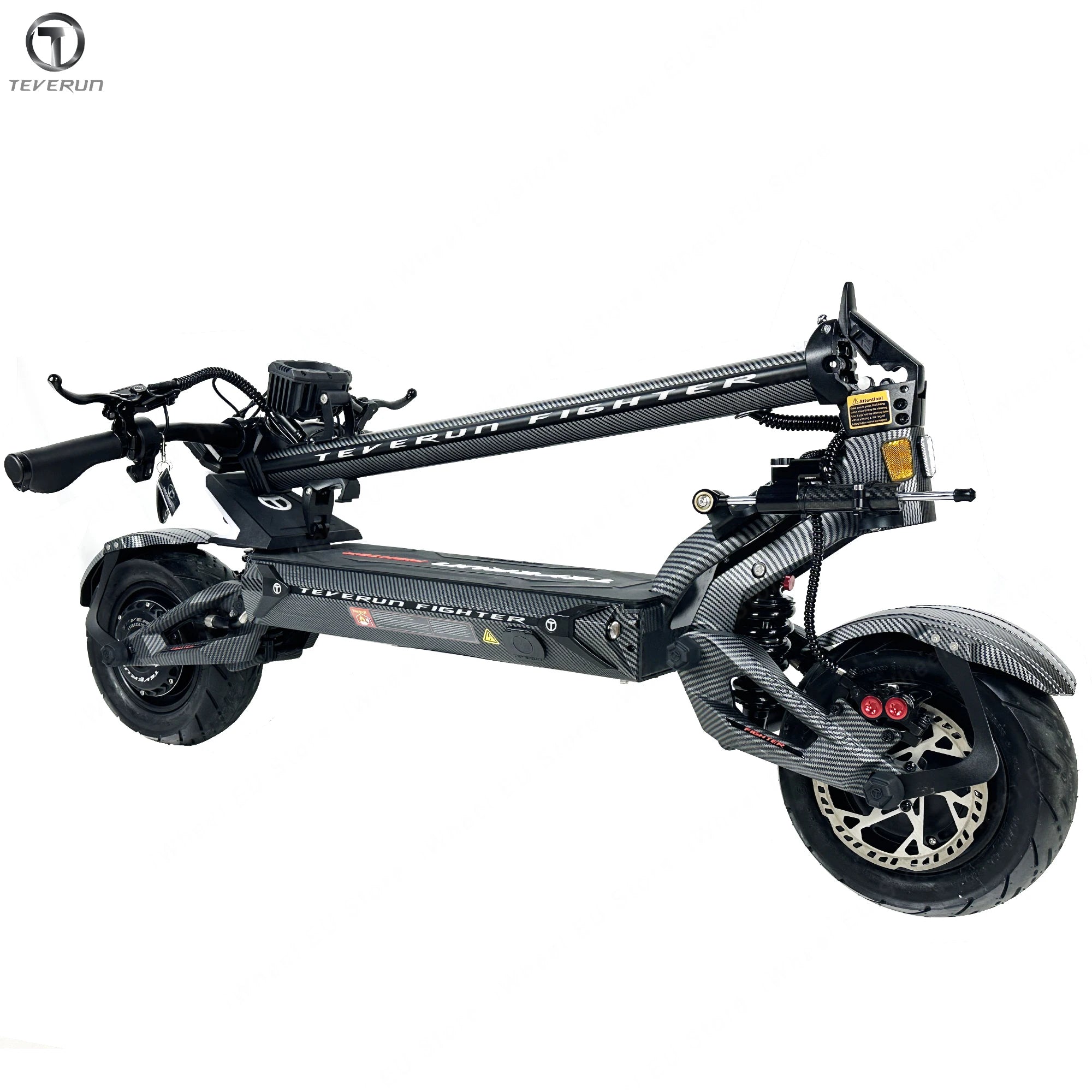 Teverun Fighter 11+ — Trottinette Électrique 60V 37.1Ah | Double Moteur 3200W |
