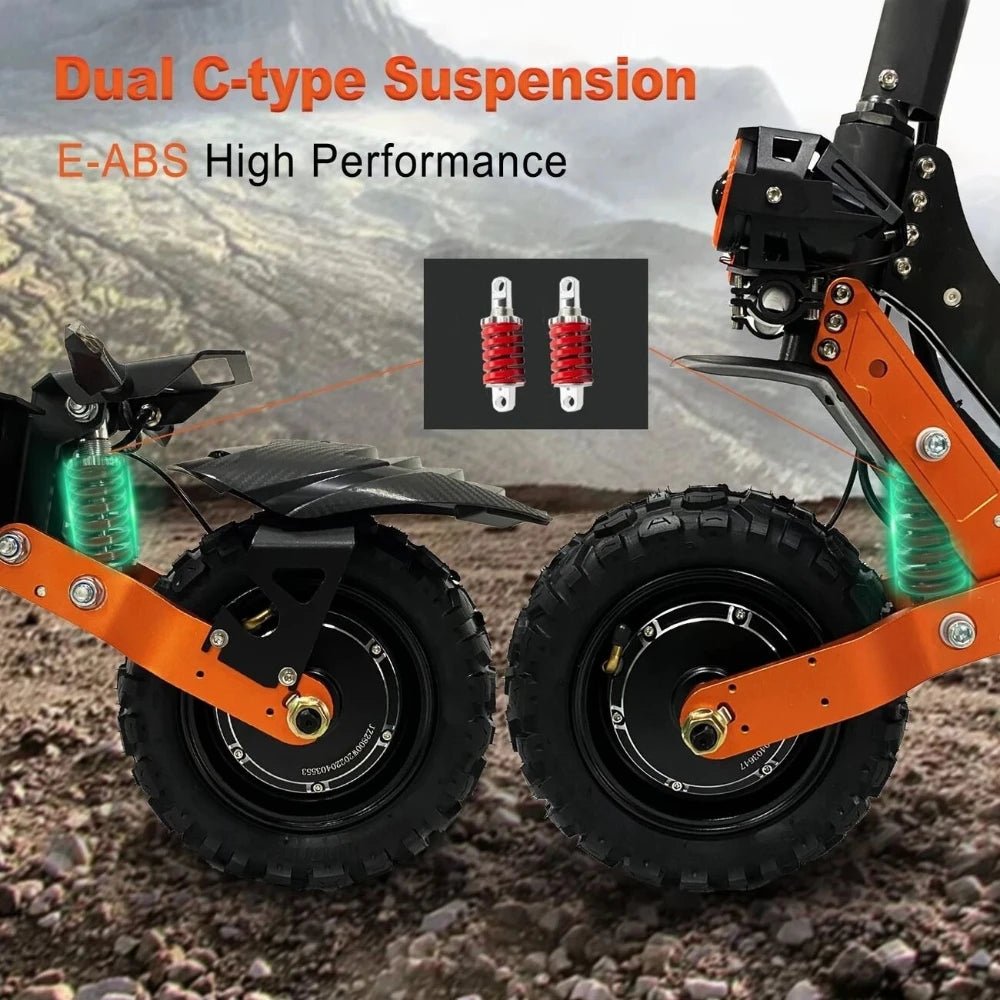RETUOL X5 — Trottinette Électrique Tout-Terrain 6000W | 120 km d'autonomie ! - HighPerfUtilities