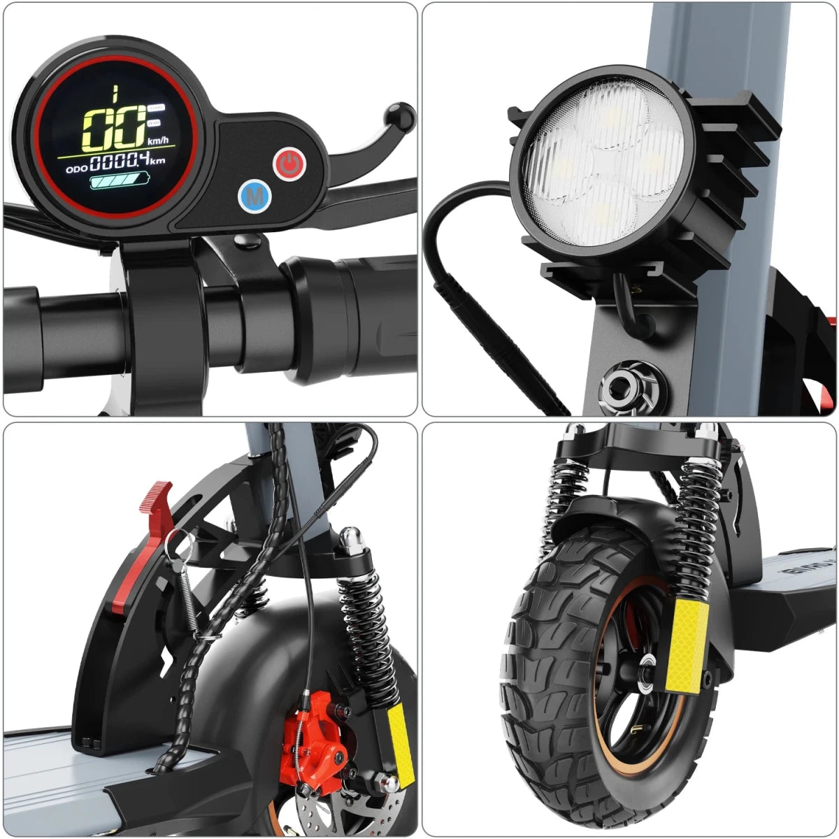 Trottinette Électrique IENYRID A1 — 800W | 48V | Pliable - HighPerfUtilities